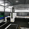 FL-L1530FHR-8000-D350-Raycus Лазерный станок для резки листового металла и труб с кабинетной защитой